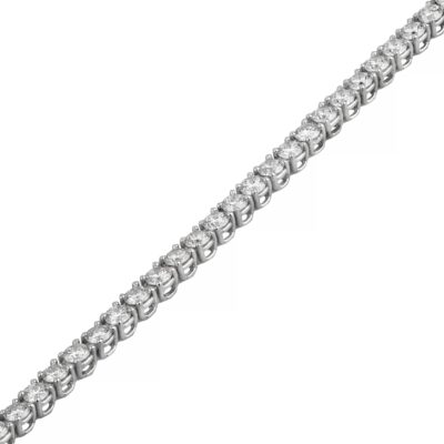 5,56 ct F Color Dört Tırnak Su Yolu Bilezik